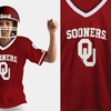 image:imageFranklin Sports NCAA Kids Football Uniform Sets  College Football Jersey Helmet  Pants for Boys  Girls  NCAA OfficialOklahoma Sooners