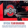 image:imageFranklin Sports NCAA Over The Door Basketball Hoop  Kids Indoor Basketball Hoop with Basketball  NCAA Fan Shop Mini Hoop for Bedroom  Office  Over The Door Mini HoopOhio State Buckeyes