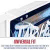 image:imageFranklin Sports NCAA Over The Door Basketball Hoop  Kids Indoor Basketball Hoop with Basketball  NCAA Fan Shop Mini Hoop for Bedroom  Office  Over The Door Mini HoopNorth Carolina Tarheels