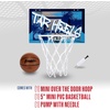 image:imageFranklin Sports NCAA Over The Door Basketball Hoop  Kids Indoor Basketball Hoop with Basketball  NCAA Fan Shop Mini Hoop for Bedroom  Office  Over The Door Mini HoopNorth Carolina Tarheels