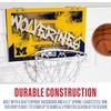 image:imageFranklin Sports NCAA Over The Door Basketball Hoop  Kids Indoor Basketball Hoop with Basketball  NCAA Fan Shop Mini Hoop for Bedroom  Office  Over The Door Mini HoopMichigan Wolverines
