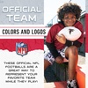 image:imageFranklin Sports NFL Autograph Football  Official Size White Panel Souvenir Football for Autographs  Signatures  NFL Team Fan Shop MemorabiliaAtlanta Falcons