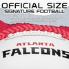 image:imageFranklin Sports NFL Autograph Football  Official Size White Panel Souvenir Football for Autographs  Signatures  NFL Team Fan Shop MemorabiliaAtlanta Falcons
