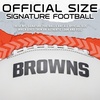 image:imageFranklin Sports NFL Autograph Football  Official Size White Panel Souvenir Football for Autographs  Signatures  NFL Team Fan Shop MemorabiliaCleveland Browns