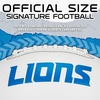 image:imageFranklin Sports NFL Autograph Football  Official Size White Panel Souvenir Football for Autographs  Signatures  NFL Team Fan Shop MemorabiliaDetroit Lions