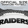 image:imageFranklin Sports NFL Autograph Football  Official Size White Panel Souvenir Football for Autographs  Signatures  NFL Team Fan Shop MemorabiliaLas Vegas Raiders