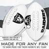 image:imageFranklin Sports NFL Autograph Football  Official Size White Panel Souvenir Football for Autographs  Signatures  NFL Team Fan Shop MemorabiliaLas Vegas Raiders