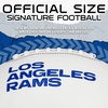 image:imageFranklin Sports NFL Autograph Football  Official Size White Panel Souvenir Football for Autographs  Signatures  NFL Team Fan Shop MemorabiliaLos Angeles Rams