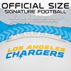 image:imageFranklin Sports NFL Autograph Football  Official Size White Panel Souvenir Football for Autographs  Signatures  NFL Team Fan Shop MemorabiliaLos Angeles Chargers