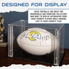 image:imageFranklin Sports NFL Autograph Football  Official Size White Panel Souvenir Football for Autographs  Signatures  NFL Team Fan Shop MemorabiliaLos Angeles Rams