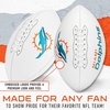 image:imageFranklin Sports NFL Autograph Football  Official Size White Panel Souvenir Football for Autographs  Signatures  NFL Team Fan Shop MemorabiliaMiami Dolphins