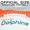 image:imageFranklin Sports NFL Autograph Football  Official Size White Panel Souvenir Football for Autographs  Signatures  NFL Team Fan Shop MemorabiliaMiami Dolphins
