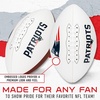 image:imageFranklin Sports NFL Autograph Football  Official Size White Panel Souvenir Football for Autographs  Signatures  NFL Team Fan Shop MemorabiliaNew England Patriots