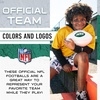 image:imageFranklin Sports NFL Autograph Football  Official Size White Panel Souvenir Football for Autographs  Signatures  NFL Team Fan Shop MemorabiliaNew York Jets 2