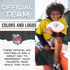 image:imageFranklin Sports NFL Autograph Football  Official Size White Panel Souvenir Football for Autographs  Signatures  NFL Team Fan Shop MemorabiliaPittsburgh Steelers