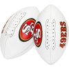 image:imageFranklin Sports NFL Autograph Football  Official Size White Panel Souvenir Football for Autographs  Signatures  NFL Team Fan Shop MemorabiliaSan Francisco 49ers