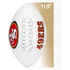 image:imageFranklin Sports NFL Autograph Football  Official Size White Panel Souvenir Football for Autographs  Signatures  NFL Team Fan Shop MemorabiliaSan Francisco 49ers