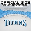 image:imageFranklin Sports NFL Autograph Football  Official Size White Panel Souvenir Football for Autographs  Signatures  NFL Team Fan Shop MemorabiliaTennessee Titans