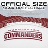image:imageFranklin Sports NFL Autograph Football  Official Size White Panel Souvenir Football for Autographs  Signatures  NFL Team Fan Shop MemorabiliaWashington Football Team