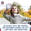 image:imageFranklin Sports NFL Kids Football  Receiver Glove Set  NFL Sticky Fingers Easy Catch Junior Football  Gloves  Youth Foam Football with SelfStick Cover  Includes 1 Football  2 Gloves