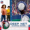 image:imageFranklin Sports NFL Mini Football Toss Target Game  NFL Door Jam Football Over the Door Target  4 Mini Balls Set  3 Hole Throwing Game for All Ages  Practice Passing  Aim