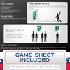 image:imageFranklin Sports NFL Mini Football Toss Target Game  NFL Door Jam Football Over the Door Target  4 Mini Balls Set  3 Hole Throwing Game for All Ages  Practice Passing  Aim