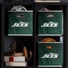 image:imageFranklin Sports NFL Storage Bins  Collapsible Cube Container  Basket  NFL Office Bedroom  Living Room  11x11New York Jets