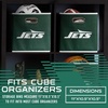 image:imageFranklin Sports NFL Storage Bins  Collapsible Cube Container  Basket  NFL Office Bedroom  Living Room  11x11New York Jets