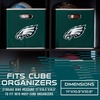 image:imageFranklin Sports NFL Storage Bins  Collapsible Cube Container  Basket  NFL Office Bedroom  Living Room  11x11Philadelphia Eagles
