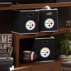 image:imageFranklin Sports NFL Storage Bins  Collapsible Cube Container  Basket  NFL Office Bedroom  Living Room  11x11Pittsburgh Steelers