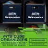 image:imageFranklin Sports NFL Storage Bins  Collapsible Cube Container  Basket  NFL Office Bedroom  Living Room  11x11Seattle Seahawks