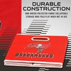 image:imageFranklin Sports NFL Storage Bins  Collapsible Cube Container  Basket  NFL Office Bedroom  Living Room  11x11Tampa Bay Buccaneers