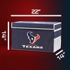 image:imageFranklin Sports NFL Storage Footlocker Bins  Large Folding Organizer Containers  NFL Team Office Bedroom  Living Room Dcor  Large  Small BinsHouston Texans