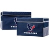 image:imageFranklin Sports NFL Storage Footlocker Bins  Large Folding Organizer Containers  NFL Team Office Bedroom  Living Room Dcor  Large  Small BinsHouston Texans