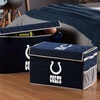 image:imageFranklin Sports NFL Storage Footlocker Bins  Large Folding Organizer Containers  NFL Team Office Bedroom  Living Room Dcor  Large  Small BinsIndianapolis Colts