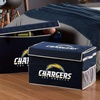 image:imageFranklin Sports NFL Storage Footlocker Bins  Large Folding Organizer Containers  NFL Team Office Bedroom  Living Room Dcor  Large  Small BinsLos Angeles Chargers