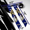 image:imageFranklin Sports NFL Team Flag Football Sets  Belts  Flags  Kids  Adults  Fits Up to 36 Waist  NFL LicensedBaltimore Ravens
