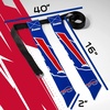 image:imageFranklin Sports NFL Team Flag Football Sets  Belts  Flags  Kids  Adults  Fits Up to 36 Waist  NFL LicensedBuffalo Bills
