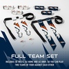 image:imageFranklin Sports NFL Team Flag Football Sets  Belts  Flags  Kids  Adults  Fits Up to 36 Waist  NFL LicensedDenver Broncos