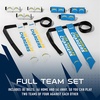 image:imageFranklin Sports NFL Team Flag Football Sets  Belts  Flags  Kids  Adults  Fits Up to 36 Waist  NFL LicensedLos Angeles Chargers