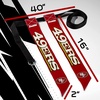 image:imageFranklin Sports NFL Team Flag Football Sets  Belts  Flags  Kids  Adults  Fits Up to 36 Waist  NFL LicensedSan Francisco 49ers