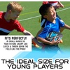 image:imageFranklin Sports NFL Team Footballs  Rubber Youth Mini Balls for All Teams  Kids 85 Football  Air Pump Sets  Official NFL LicensedCarolina Panthers