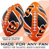 image:imageFranklin Sports NFL Team Footballs  Rubber Youth Mini Balls for All Teams  Kids 85 Football  Air Pump Sets  Official NFL LicensedCincinnati Bengals