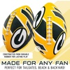 image:imageFranklin Sports NFL Team Footballs  Rubber Youth Mini Balls for All Teams  Kids 85 Football  Air Pump Sets  Official NFL LicensedGreen Bay Packers