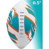 image:imageFranklin Sports NFL Team Footballs  Rubber Youth Mini Balls for All Teams  Kids 85 Football  Air Pump Sets  Official NFL LicensedMiami Dolphins