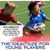 image:imageFranklin Sports NFL Team Footballs  Rubber Youth Mini Balls for All Teams  Kids 85 Football  Air Pump Sets  Official NFL LicensedNew York Giants