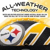 image:imageFranklin Sports NFL Team Footballs  Rubber Youth Mini Balls for All Teams  Kids 85 Football  Air Pump Sets  Official NFL LicensedPittsburgh Steelers