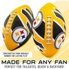 image:imageFranklin Sports NFL Team Footballs  Rubber Youth Mini Balls for All Teams  Kids 85 Football  Air Pump Sets  Official NFL LicensedPittsburgh Steelers