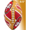 image:imageFranklin Sports NFL Team Footballs  Rubber Youth Mini Balls for All Teams  Kids 85 Football  Air Pump Sets  Official NFL LicensedSan Francisco 49ers