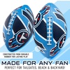 image:imageFranklin Sports NFL Team Footballs  Rubber Youth Mini Balls for All Teams  Kids 85 Football  Air Pump Sets  Official NFL LicensedTennessee Titans